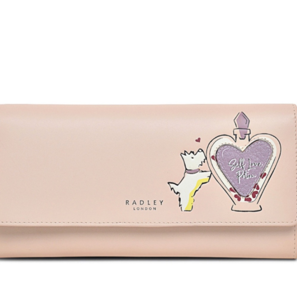 The Radley London Valentines Day ‘Love Potion’ Large Leather Flapover  Wallet